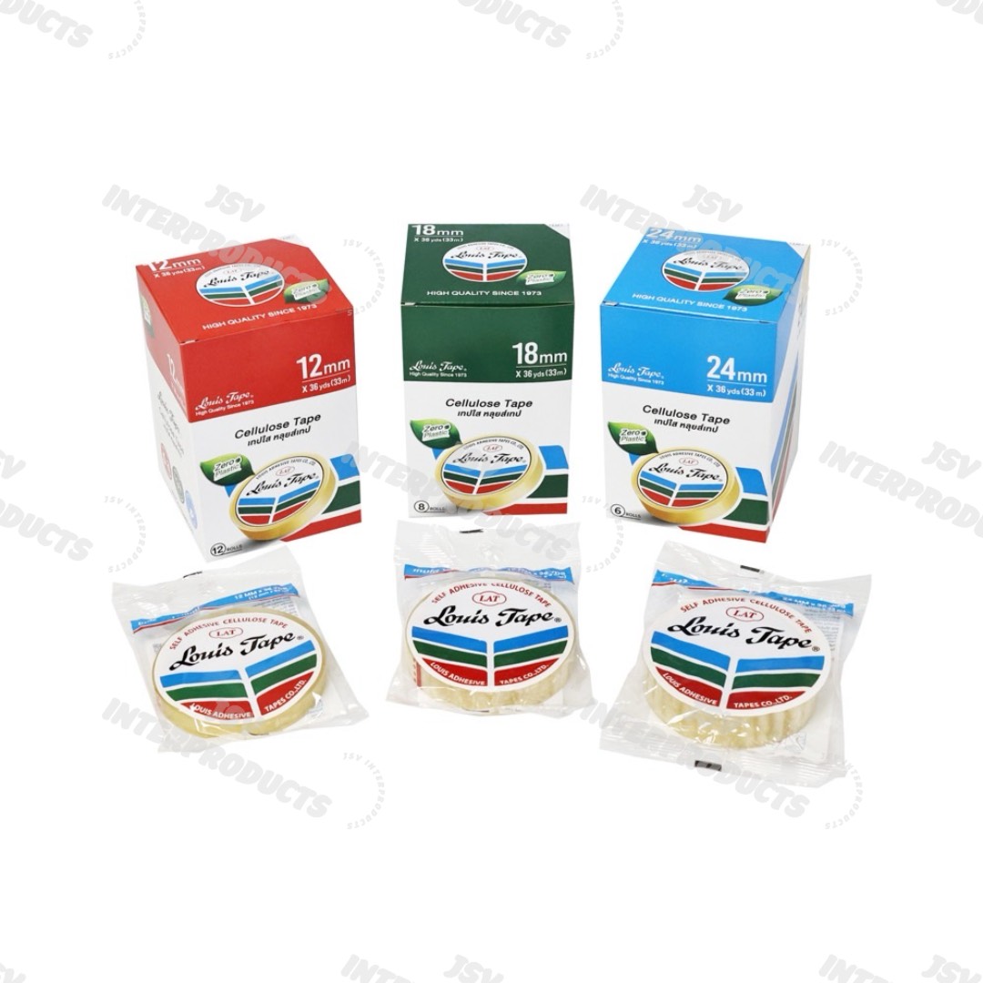 เทปใสแกนเล็ก  STATIONERY TAPE